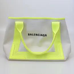 BALENCIAGA ネイビーカバスSの写真