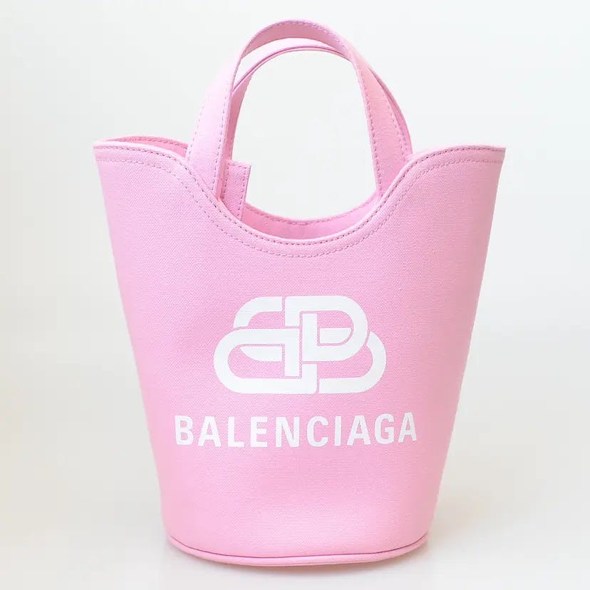 BALENCIAGA BALENCIAGA ウェーブXS ピンク キャンバスの写真